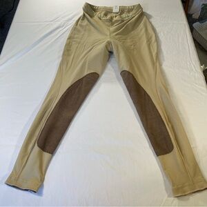 Patagonia Tan Pants Knee-Patch Equestrian Horse Riding Breeches Woman’s Large